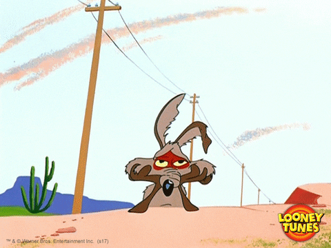 Wile E Coyote Running GIF by Looney Tunes - Find & Share on GIPHY