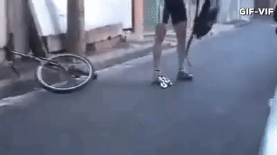 Smallest Bicycle Ride in funny gifs