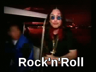 ozzy osbourne rock and roll gif