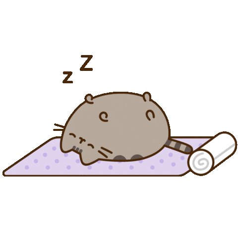 Happy Yoga Sticker by Pusheen for iOS & Android | GIPHY