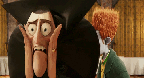 reaction vampire dracula hotel transylvania