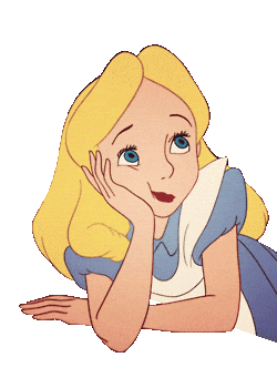 Bored Alice In Wonderland Sticker for iOS & Android | GIPHY