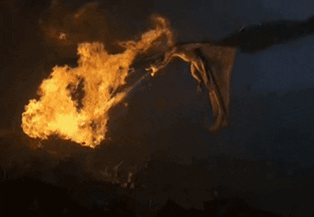 Risultati immagini per dragon fire gif