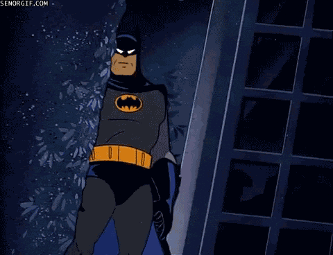 bat signal annoy gif