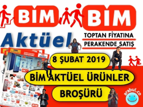 bim 8 Şubat 2019 aktüel ürünler broşürü bim 8 Şubat 2019 broşürü