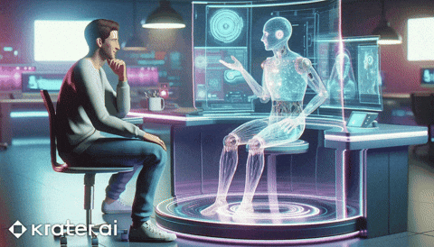 Robot Talking GIF