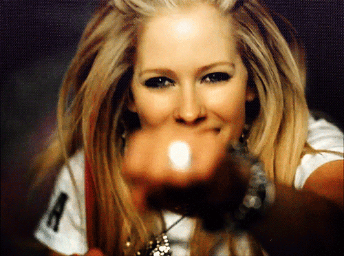 Excited Avril Lavigne GIF - Find & Share on GIPHY