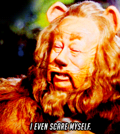 Image result for cowardly lion gif