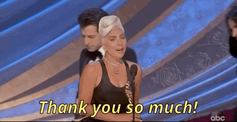 Thank You So Much GIF by The Academy Awards - Find & Share on GIPHY