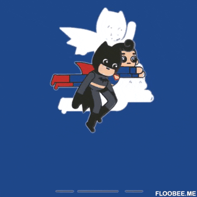 Batman and superman in gifgame gifs