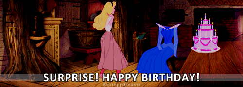 Image result for sleeping beauty happy birthday gif