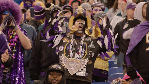 Happy National Football League GIF by Baltimore Ravens - Find & Share on GIPHY