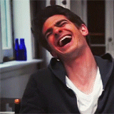 Andrew Garfield Laughing GIF - Find & Share on GIPHY