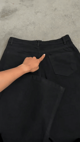 Jean Wide Leg Negro Bicco