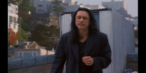 Image result for tommy wiseau gif