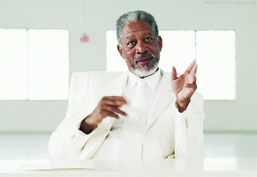 Morgan Freeman as God