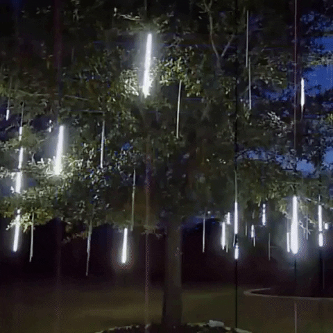 Guirlandes lumineuses LED pluie de météores –