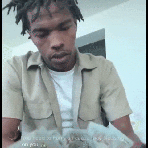 Counting money and making it rain