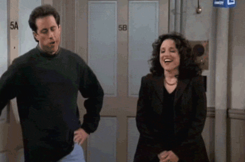 happy excited seinfeld celebrate exciting