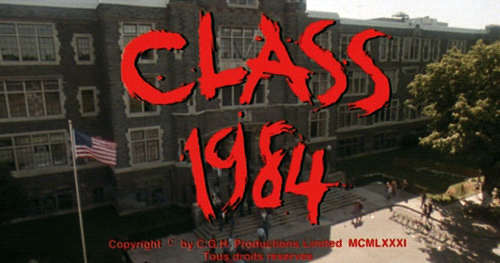 Image result for class of 1984 gif