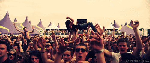 Concert Party Hard GIF - Find & Share on GIPHY