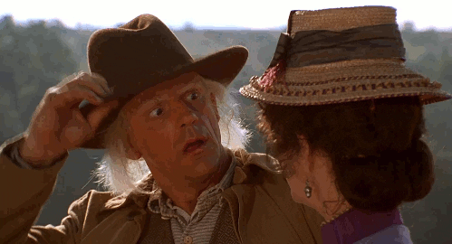 Image result for back to the future part iii gif