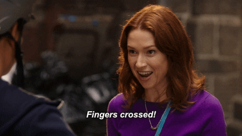 Kimmy Schmidt Good Luck GIF by Unbreakable Kimmy Schmidt - Find & Share on GIPHY