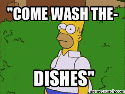 Image result for doing the dishes gif