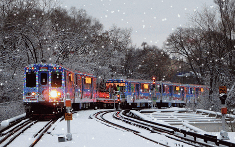 Snow Train GIF