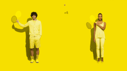 Thierry Van Biesen art fashion yellow spring
