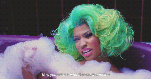 Nicki Minaj Bathtub GIF