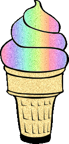 Image result for GIF glitter ice cream cone