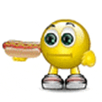 Bilderesultat for eating emoji gif