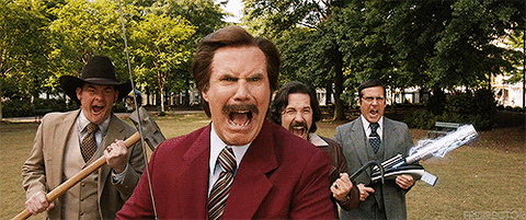 Image result for anchorman fight gif
