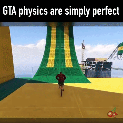 GTA Physics in gaming gifs
