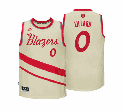 blazers christmas jersey