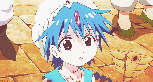 Giphy - sevilen mavi saçlı anime karakterleri!! - figurex listeler