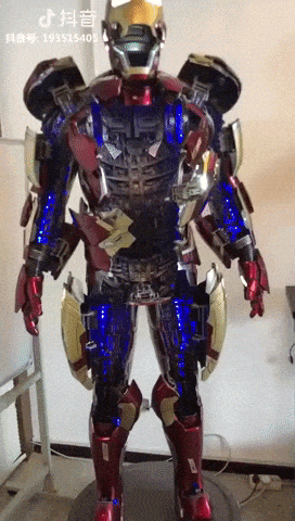 Nearly perfect Iron man suit in wow gifs