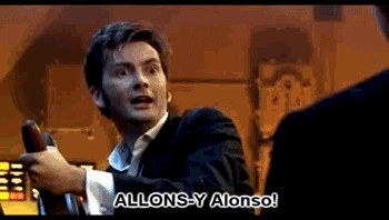 Doctor Who Allons Y Gif Find Share On Giphy
