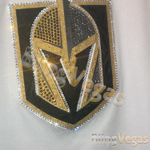 Vegas Golden Knights Logo with Bling
