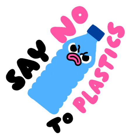 Trash Reduce Sticker by Maria Rodilla for iOS & Android | GIPHY