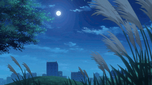 Image result for anime landscape gif