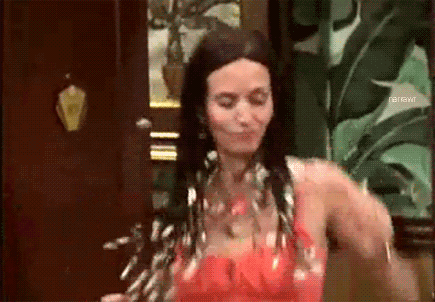 Happy Monica Geller GIF - Find & Share on GIPHY