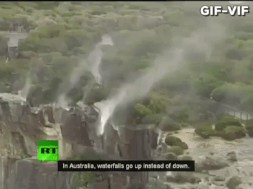 Amazing Waterfall in funny gifs