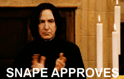 snape movies harry potter clapping