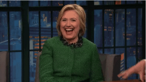 Hillary Clinton Lol GIF - Find & Share on GIPHY