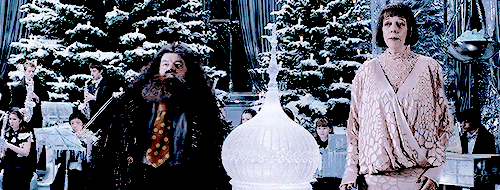 Image result for hagrid and madame maxime gif