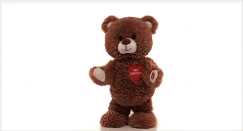 Résultat de recherche d'images pour "cute teddy bear gif"