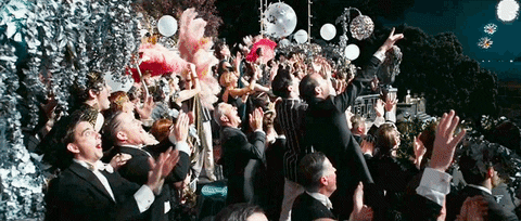 The Great Gatsby Wink GIF