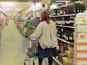 prank shopping supermarket